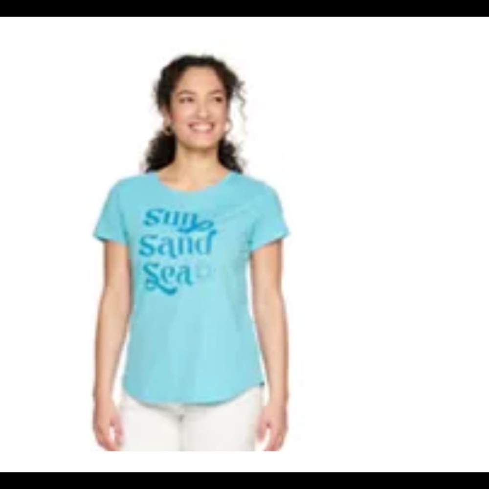 Sonoma Goods For Life graphic tee.Sun,Sand Sea size XXL